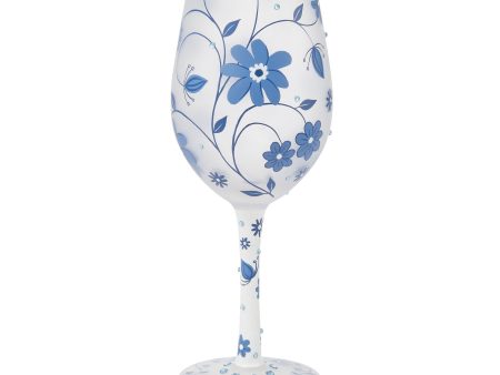 Chinoiserie Charm Wine Glass Hot on Sale