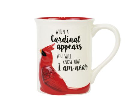 Sculpted Cardinal Mug Online now