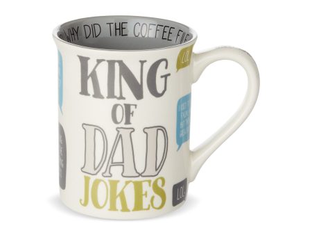 Dad King of Jokes Mug Hot on Sale