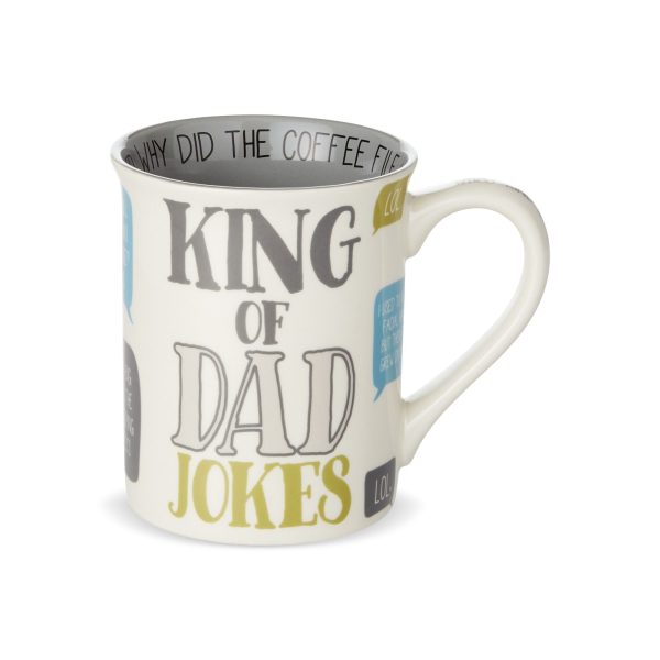 Dad King of Jokes Mug Hot on Sale