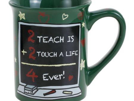 2 Teach 4 Ever Teacher Mug Supply