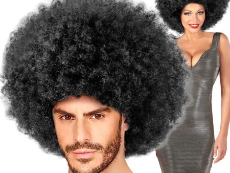 Mega Afro Perücke Daddy für Herren schwarz Online Sale