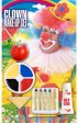 Clown Make-Up Set 6-teilig mit Nase on Sale