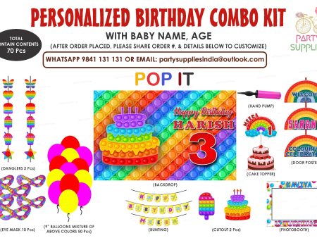 Pop It Theme Exclusive Combo Kit For Discount