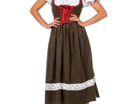 Berit Dirndl Trachtenkleid braun Sale