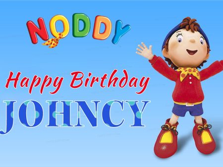 Noddy Theme Personalized Backdrop For Cheap