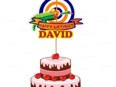 Nerf Theme Cake Topper Discount