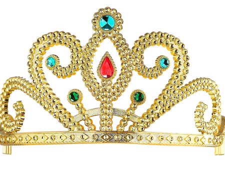 Tiara gold mit Edelsteinen For Discount