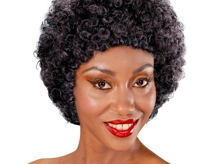 Afro Perücke für Herren und Damen schwarz Cheap