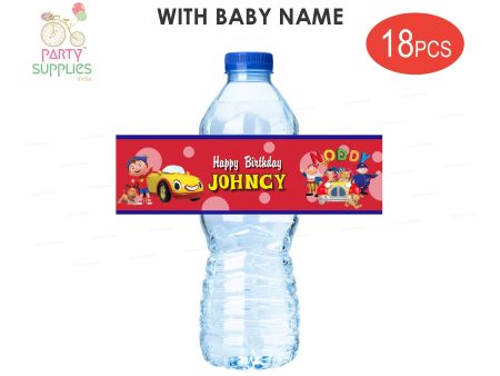 Noddy Theme Water Bottle Sticker Online Sale