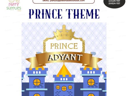 Prince Theme Customized Square Backdrop Online Hot Sale