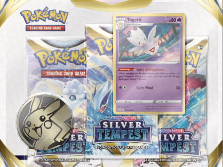 Pokémon - Sword & Shield: Silver Tempest - 3 Pack Blister - Togetic For Cheap