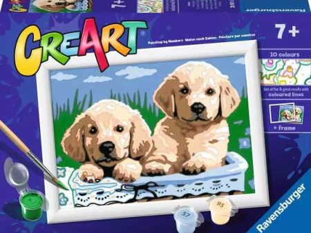 Ravensburger CreArt Paint - Cute Puppies Cheap