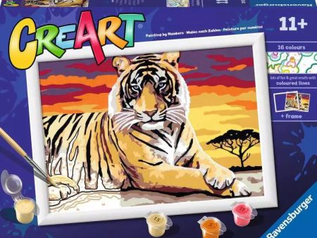 Ravensburger CreArt Paint - Majestic Tiger For Sale