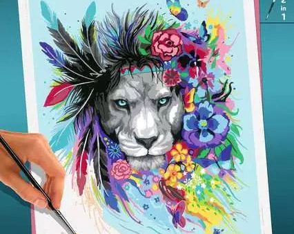 Ravensburger CreArt Paint - Boho Lion Online Sale