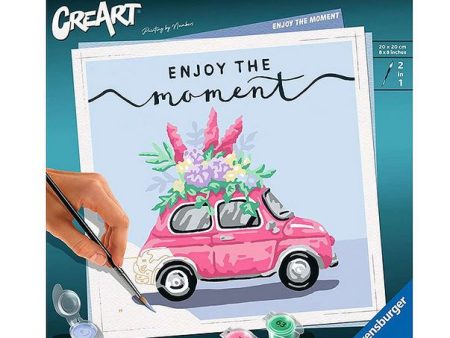 Ravensburger CreArt Paint - Enjoy the moment (20x20cm) Hot on Sale