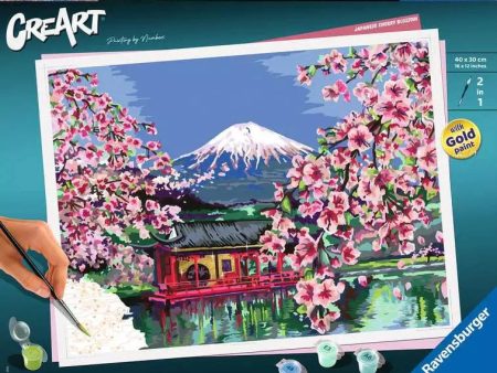 Ravensburger CreArt Paint - Japanese Cherry Blossom Online