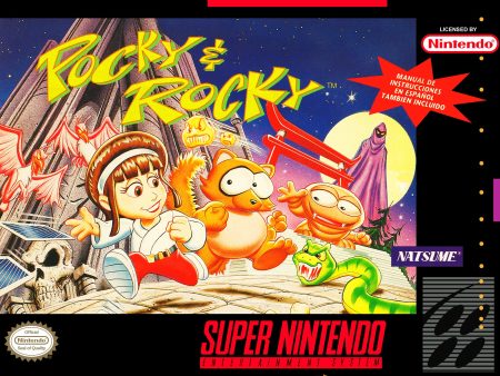 POCKY & ROCKY  - SNES (W BOX & MANUAL) For Sale