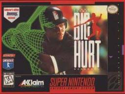 FRANK THOMAS BIG HURT BASEBALL  - SNES (W BOX) on Sale