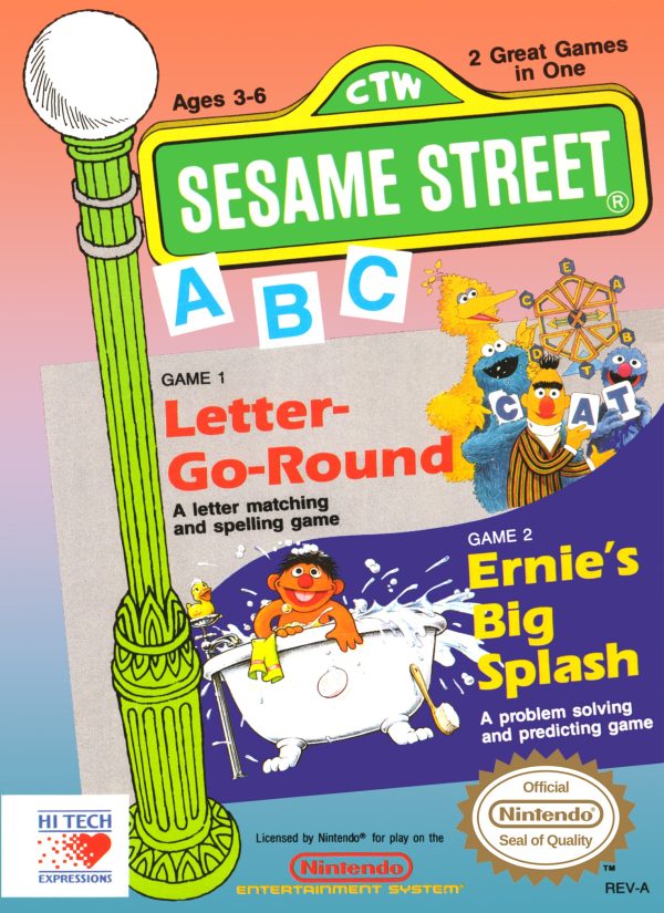 SESAME STREET ABC  - NES (W BOX) Online Hot Sale