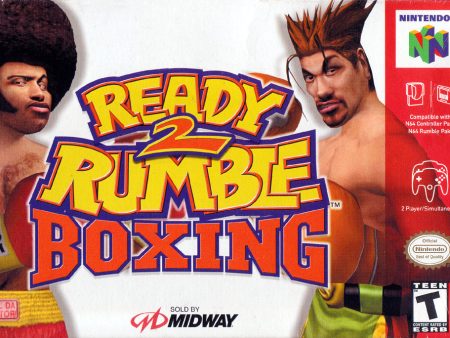 READY 2 RUMBLE BOXING  - N64 (W BOX & MANUAL) Supply