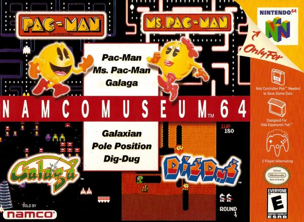 NAMCO MUSEUM  - N64 (W BOX & MANUAL) Online Sale