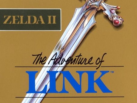 ZELDA II: THE ADVENTURE OF LINK (GOLD CARTRIDGE)  - NES (W BOX, NO MANUAL) Supply